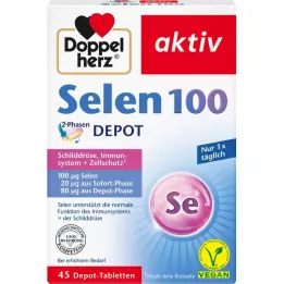 DOPPELHERZ Selen 100 2 faze tablete depota, 45 ST