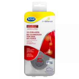 SCHOLL 3/4 Umetanje pete-u. Bol u koljenu 37-39.5, 1x2 ST