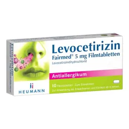 Levocetirizine Fairmed 5 mg filmom obložene tablete (10 kom.)