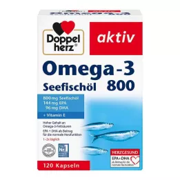 DOPPELHERZ Omega-3 ulje morske ribe 800 aktivnih kapsula, 120 kom