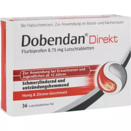 DOBENDAN Direct Fack Rood 8,75 mg Lozoid, 36 sati