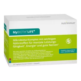 MYBIOTIK LIFE+ Kombinirano pakiranje 30x1,5 g Plv.+60 kaps., 1 kom