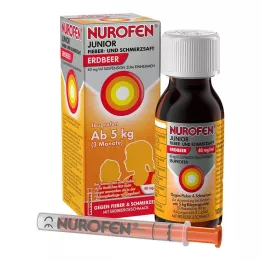 NUROFEN Junior sirup protiv groznice i boli jagoda 40 mg/ml, 100 ml