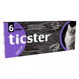 TICSTER Spot-on otopina za mačke 4-8 kg, 6X0,8 ml