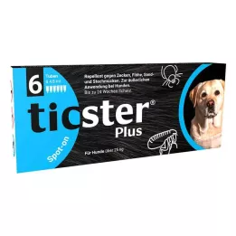 TICSTER Plus spot-on otopina za pse preko 25 kg, 6X4,8 ml