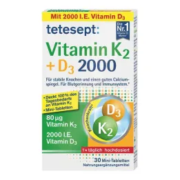 Tetesept Vitamin K2+D3 2000 tableta (30 komada)