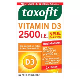 TAXOFIT Vitamin D3 2500 IU tablete, 50 kom