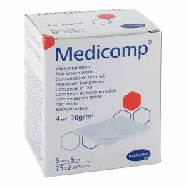 MEDICOMP Netkani materijal sterilni 5x5 cm 4-slojni, 25X2 kom
