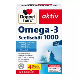 DOPPELHERZ Omega-3 riblje ulje 1000 kapsula, 120 kom