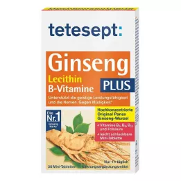 TETESEPT Ginseng 330 plus lecitin+B-vitamini tab., 30 kom