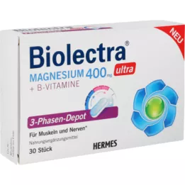 BIOLECTRA Magnezij 400 mg ultra 3-faznog skladišta, 30 sati