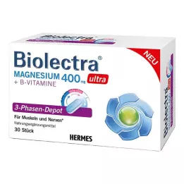 BIOLECTRA Magnezij 400 mg ultra 3-Phase Depot, 30 kom
