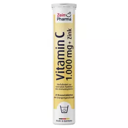 VITAMIN C 1000 mg+Zink šumeće tablete, 20 kom