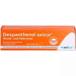 DEXPANTHENOL Axicur rana i zacjeljivanje krema od 50 mg/g, 20 g