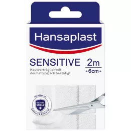 HANSAPLAST Hipoalergenski flaster Sensitive 6 cm x 2 m, 1 kom