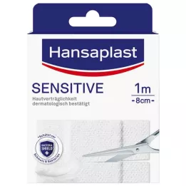 HANSAPLAST Hipoalergenski flaster Sensitive 8 cm x 1 m, 1 kom