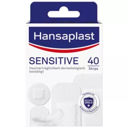 HANSAPLAST Hipoalergenske trakice od flastera Sensitive, 40 kom