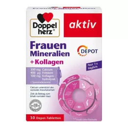 DOPPELHERZ Women Minerals+Collagen Depot tablete, 30 kom