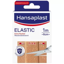 HANSAPLAST Elastični flaster 6 cmx1 m, 1 kom