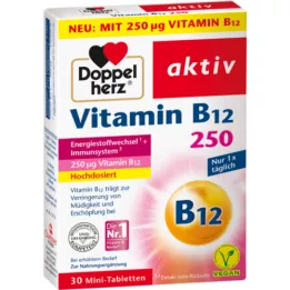DOPPELHERZ Vitamin B12 250 Aktivne tablete, 30 sati
