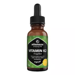 VITAMIN K2 MK7 kapi visoko dozirane veganske, 50 ml