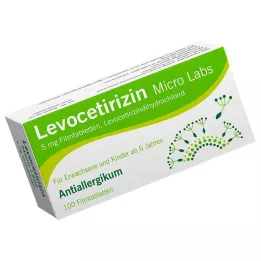 LEVOCETIRIZIN Micro Labs 5 mg filmom obložene tablete, 100 kom