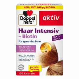 DOPPELHERZ Hair Intensive+Biotin kapsule, 100 kom