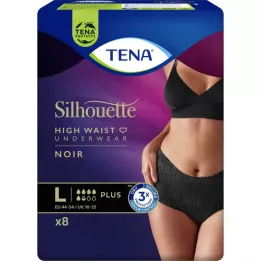 TENA SILHOUETTE plus l noir, 8 ST