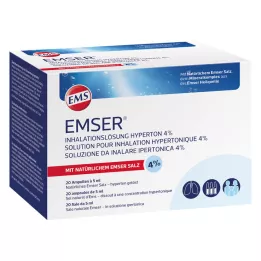 EMSER Inhalacijska otopina hipertonična 4%, 20X5 ml