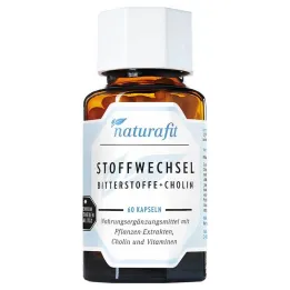 Naturafit Metabolism Gorke tvari + Kolin kapsule, 60 kom