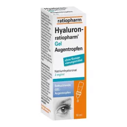 HYALURON-RATIOPHARM Gel kapi za oči, 10 ml