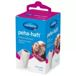 PEHA-HAFT Fiksirajući zavoj bez lateksa 8 cmx4 m OTC, 1 kom