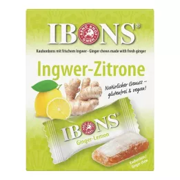 IBONS Bomboni za žvakanje Ginger Lemon Box, 60 g