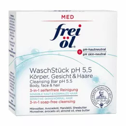 FREI ÖL Wash Bar pH 5.5 Body Face Hair, 90 g