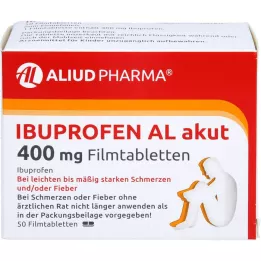 IBUPROFEN AL Akutne tablete od 400 mg -prekrivene tablete, 50 ST