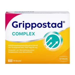 GRIPPOSTAD Complex ASS/Pseudoeph.500/30 mg naranča, 10 kom