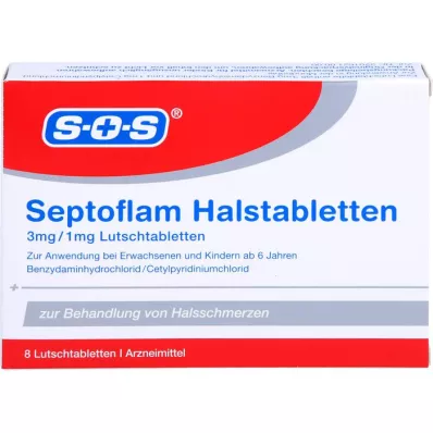 SEPTOFLAM Pastile za grlo, 8 kom SEPTOFLAM Pastile za grlo, 8 kom