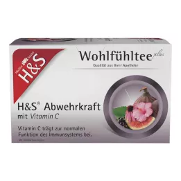 H&amp;S Defence with Vitamin C filter vrećice, 20X1,8 g