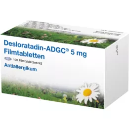 DESLORATADIN-ADGC 5 mg tablete prekrivenih filmom, 100 ST