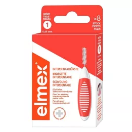 ELMEX Interdentalne četkice ISO veličina 1 0,45 mm narančasta, 8 kom