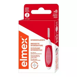 ELMEX Interdentalne četkice ISO veličina 2 0,5 mm crvena, 8 kom