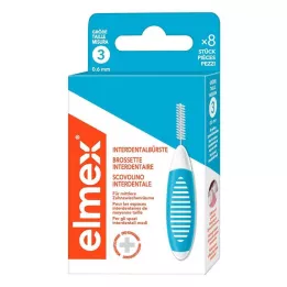ELMEX Interdentalne četkice ISO veličina 3 0,6 mm plava, 8 kom