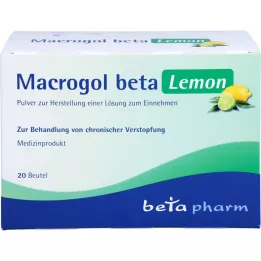 MACROGOL beta Lemon Plv.z.Her.e.Lsg.z.Ingest, 20 kom