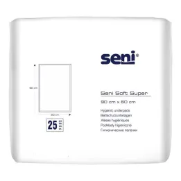 Seni® Soft Super zaštitna podloga za krevet 90x60 cm, 25 kom