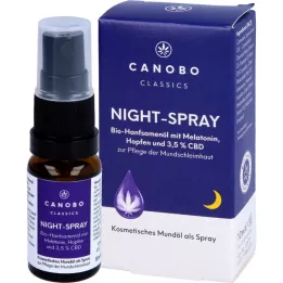 CANOBO Noćni sprej 3,5% hmelj/melatonin organski CBD, 10 ml