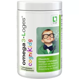 Omega3-loge cognikids bijes žvakanja povrća, 60 ST