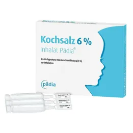 Kuhinjska sol 6% inhalacijski Pädia ampule, 20 kom
