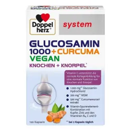 Doppelherz Glucosamine 1000 + Curcuma vegan syst. kapsule, 120 kom