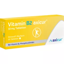 VITAMIN B2 AXICUR 10 mg tableta, 20 sati