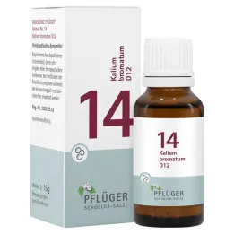 Biokemija Pflueger 14 Kalium bromatum D 12 globula, 15 g